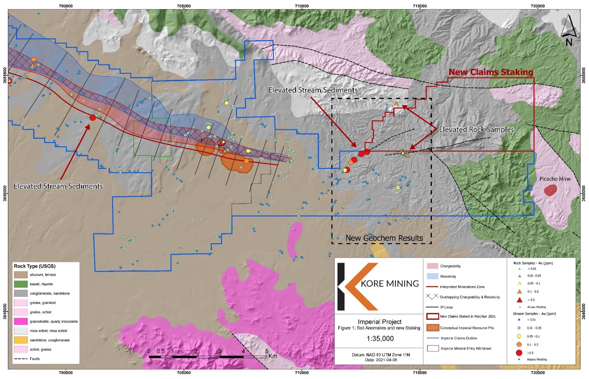 KORE Mining | KORE Mining Discovers Gold in Dry Stream Beds on Newly ...